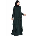 Shrug abaya- dark green Shrug abaya- dark green